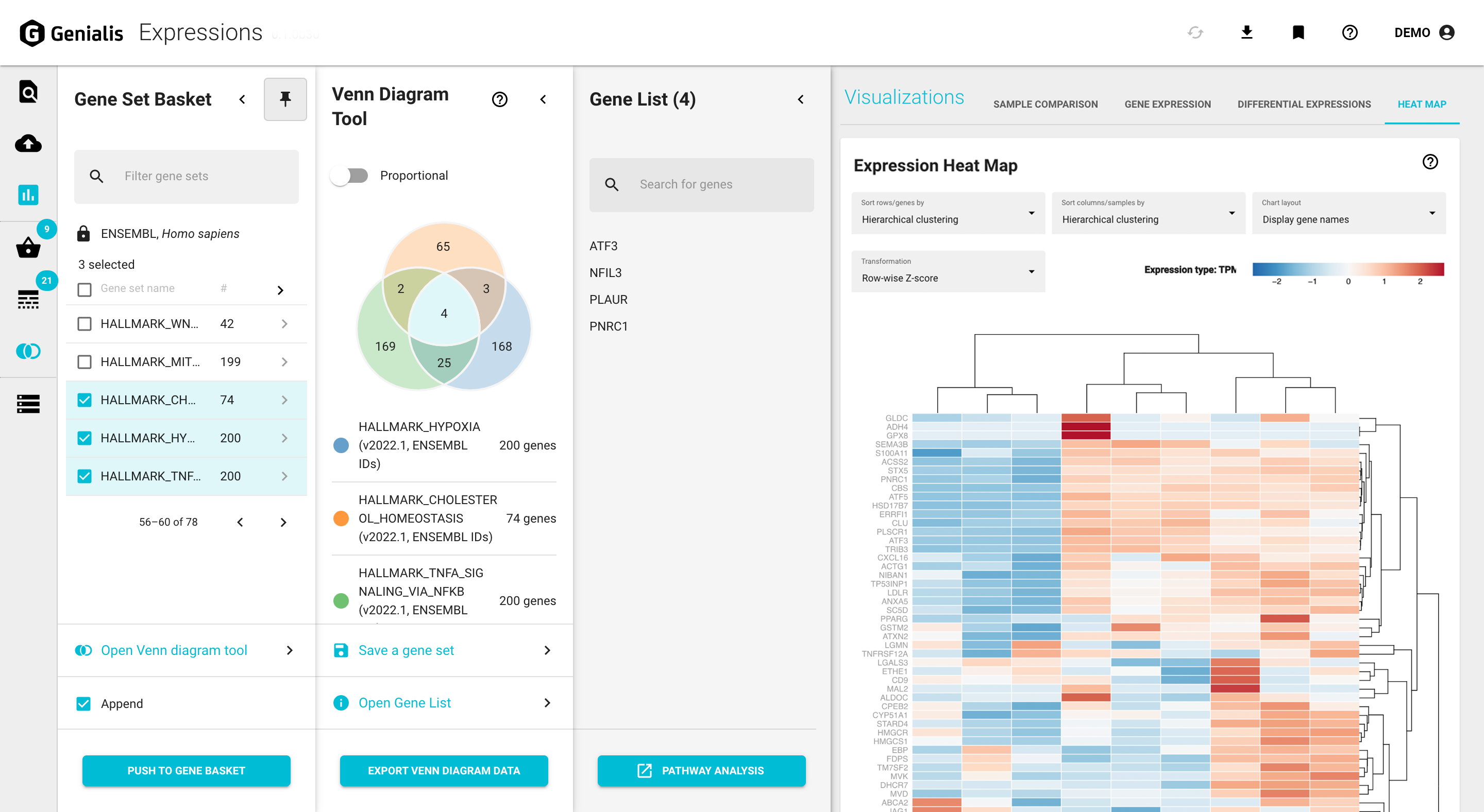 Expressions Screenshot